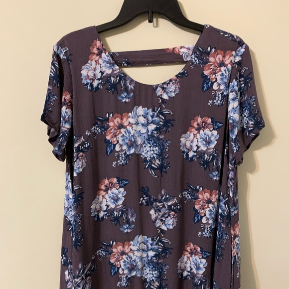 ALTAR’D STATE Floral Dress/Tunic with pockets, size Large - Picture 3 of 16